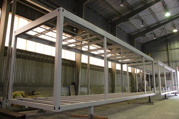 Oceľová konštrukcia hotová